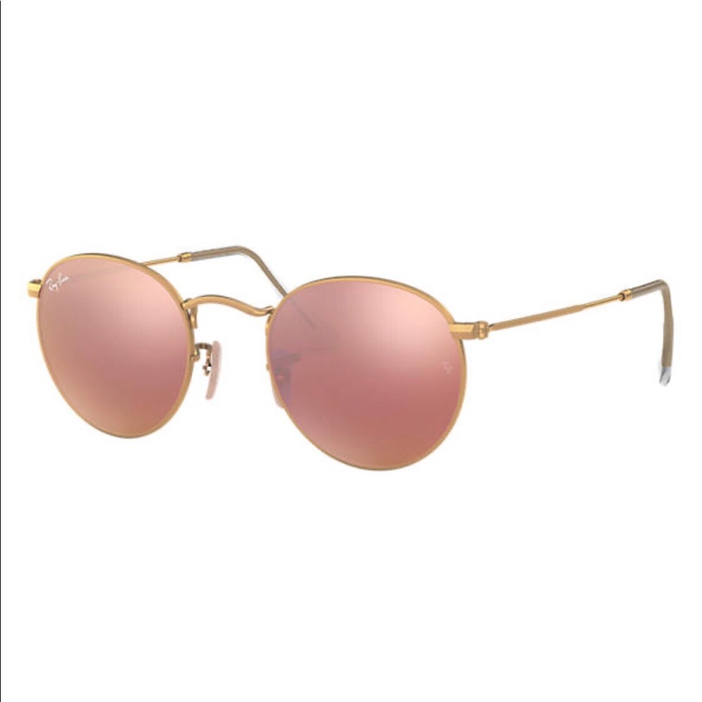 Ray-Ban Pink Round Flash Lenses 🎀